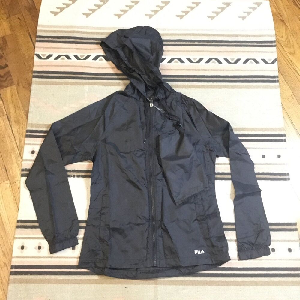 FILA Men’s full zip folding track jacket windbreaker new